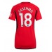Manchester United Casemiro #18 Voetbalkleding Thuisshirt Dames 2023-24 Korte Mouwen